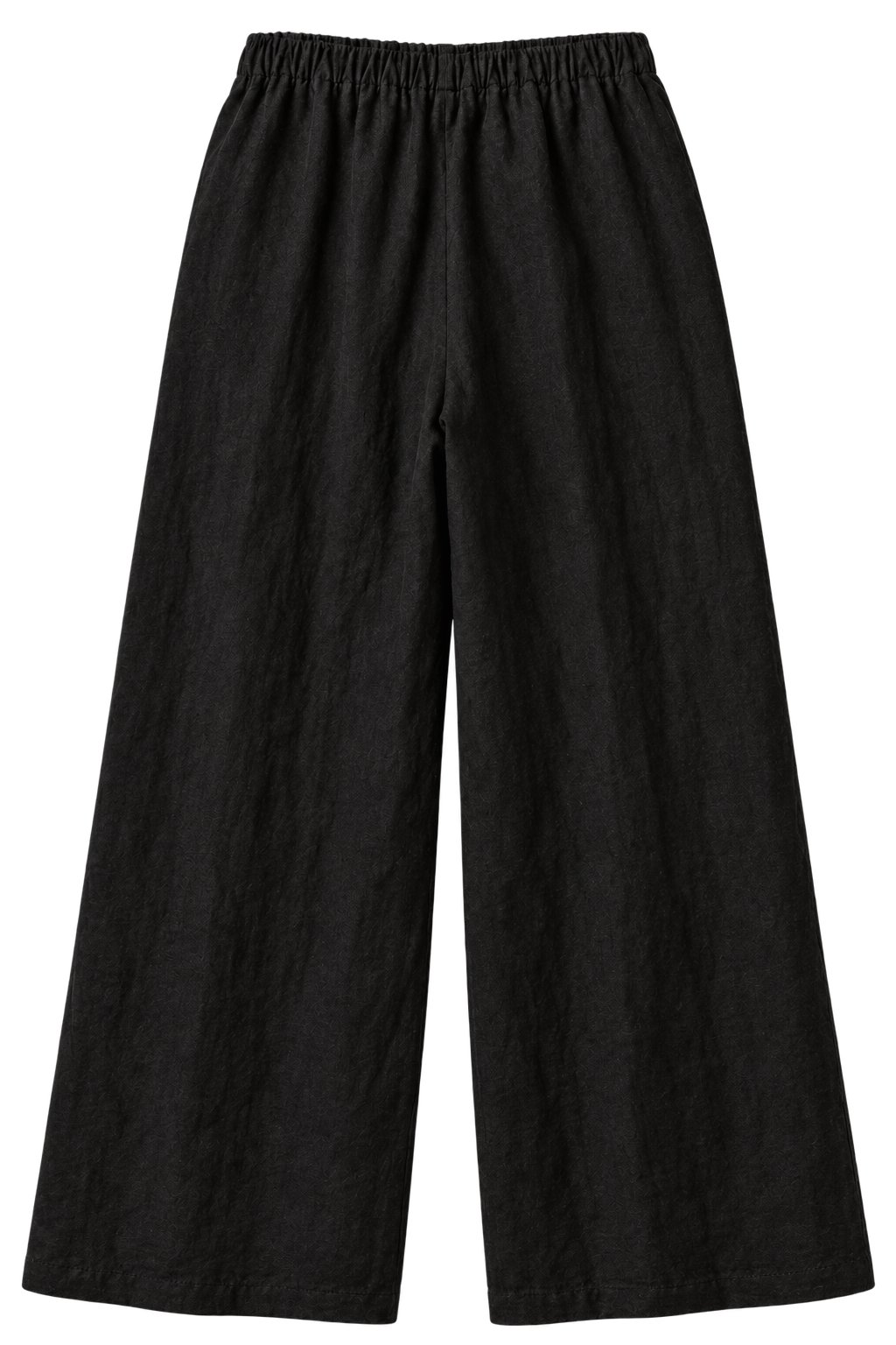 Everyday Linen Pants in Black — Back