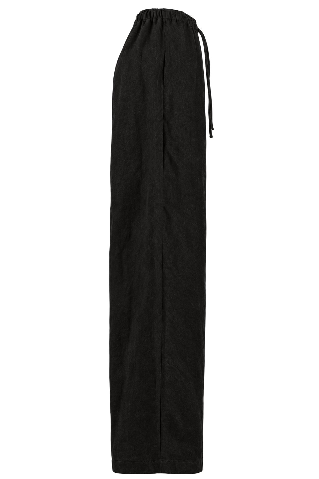 Everyday Linen Pants in Black — Side