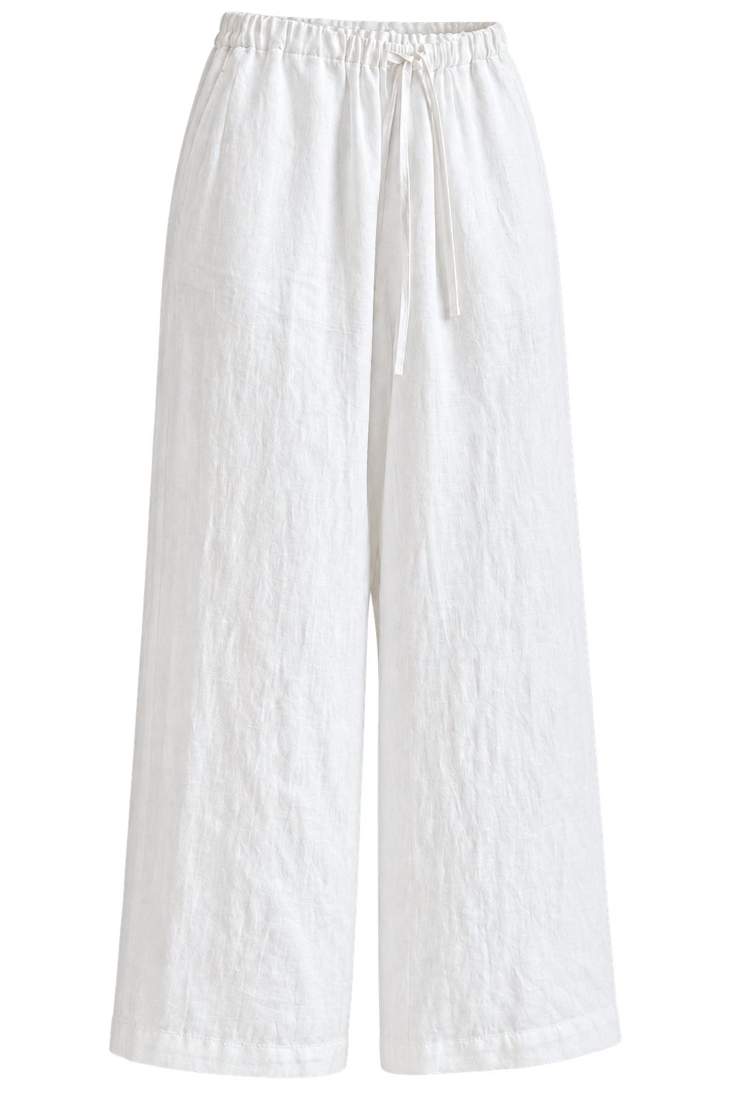 Everyday Linen Pants in White — 45 Degree