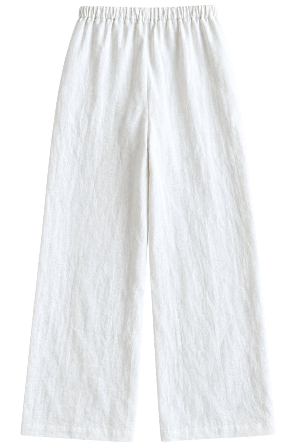 Everyday Linen Pants in White — Back